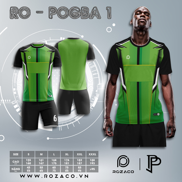 Mẫu áo bóng đá không logo đẹp nhất 2022 RO-POGBA 1 Tại Huyện Hương Sơn Tỉnh Hà Tĩnh